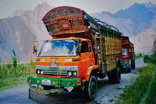 Pakistani Truck on Karakoram Highway