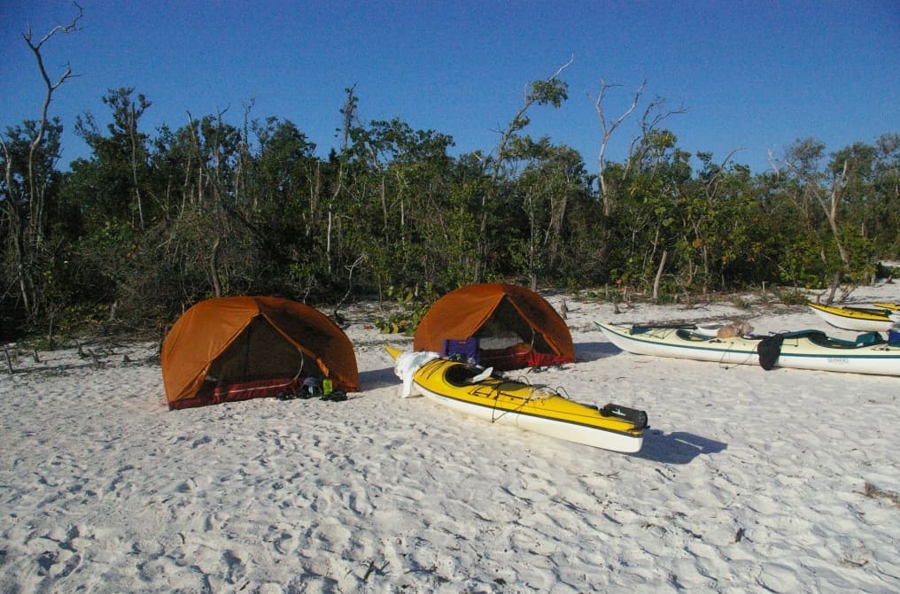 Beach Camp on Picnic Key, Everglades National Park