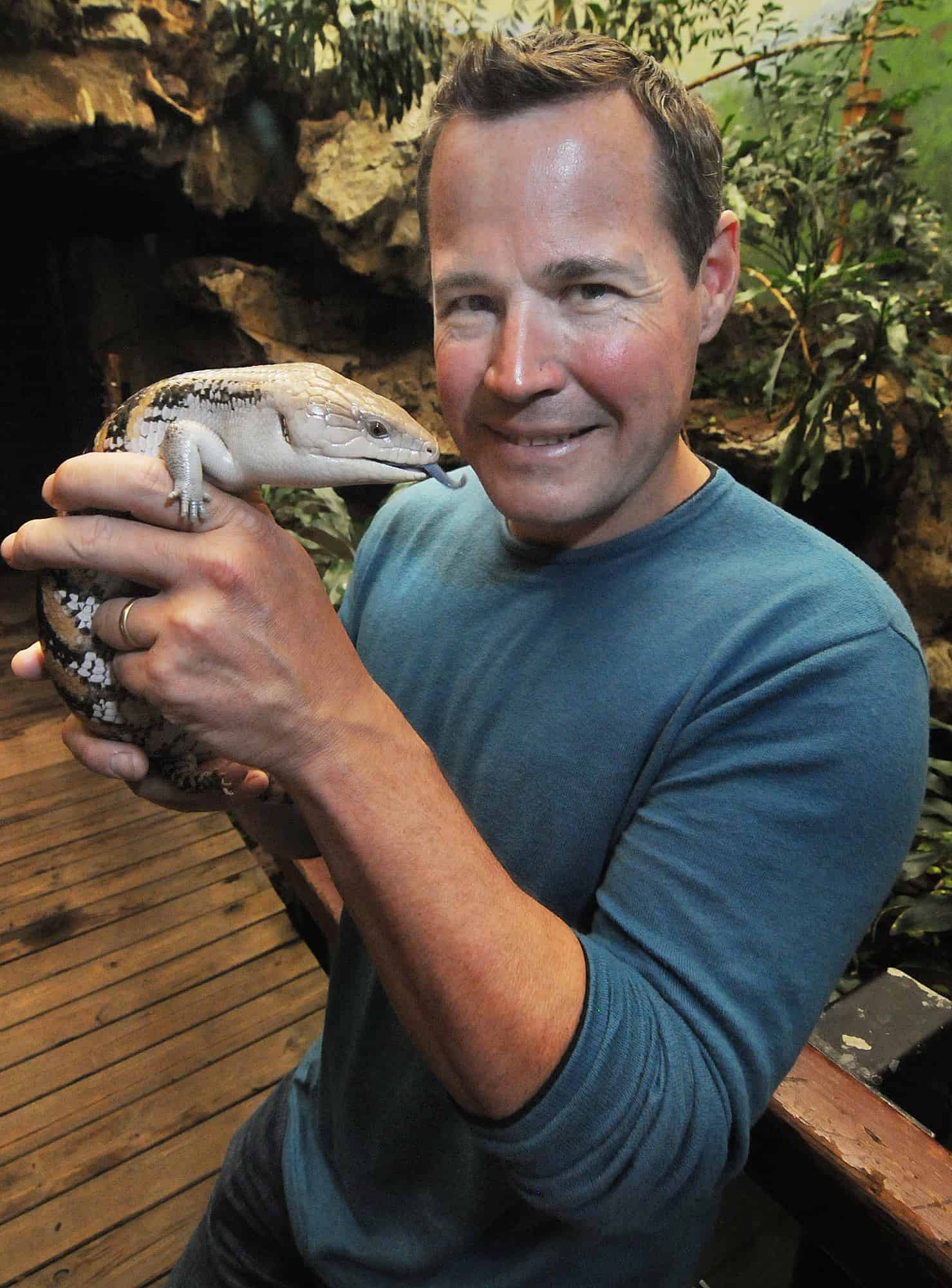 Jeff Corwin at Boston Zoo