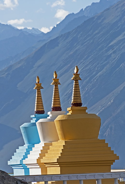 Three Stupas Nubra V