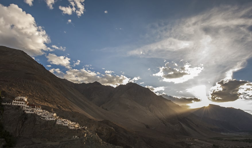 Nubra Valley Temple Light