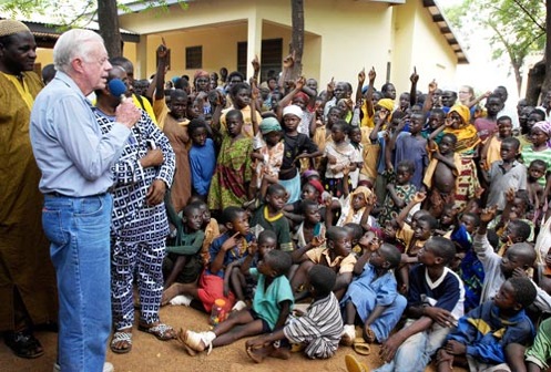 Jimmy Carter African school children