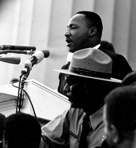 Dr Martin Luther King Jr. at March on Washington