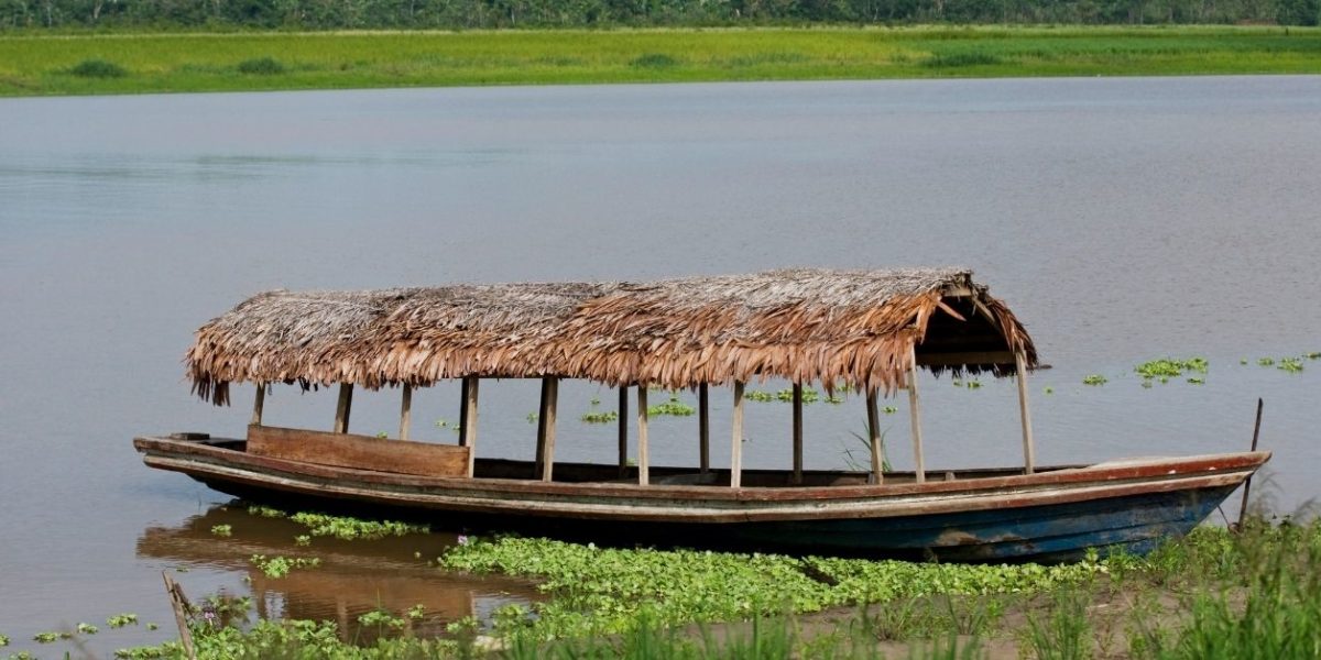 Fishing Boat in Amazon in Peru