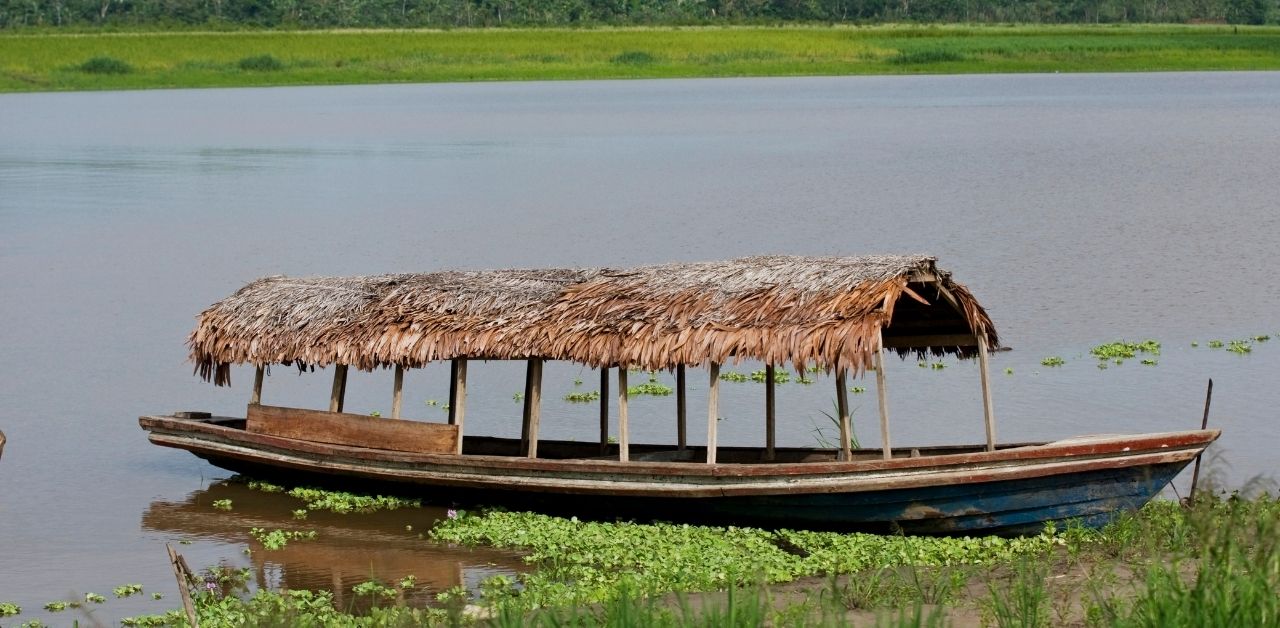Fishing Boat in Amazon in Peru