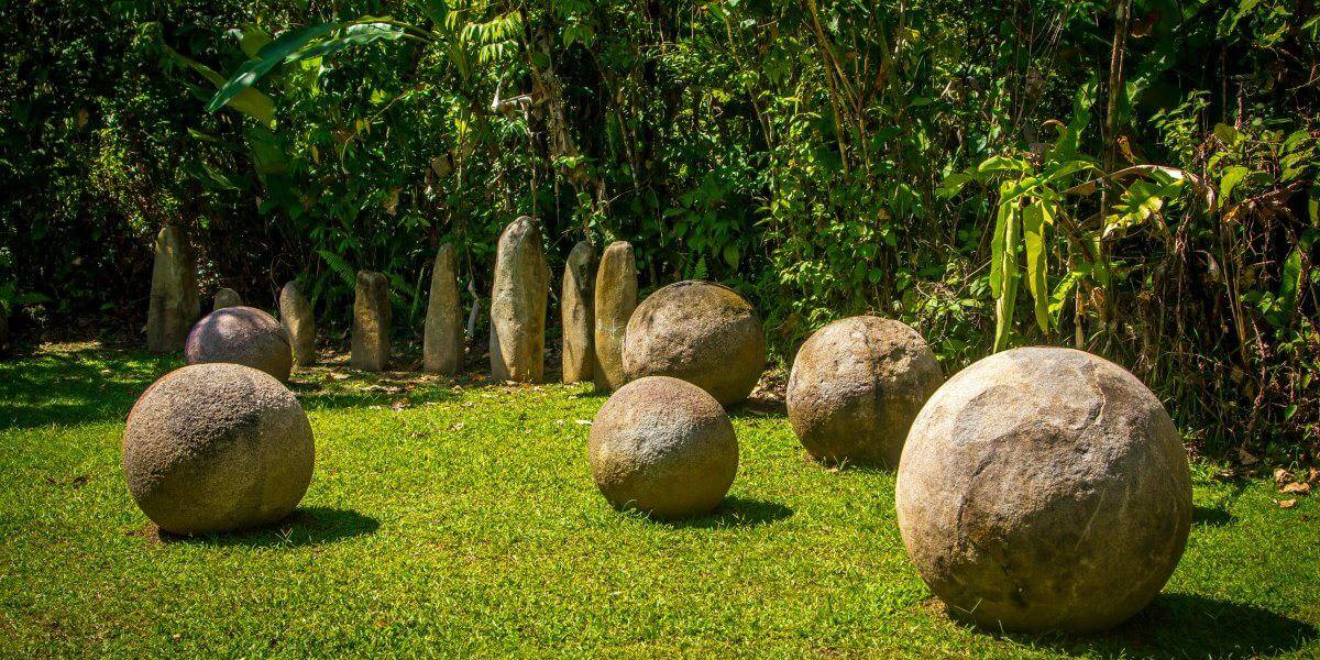Ecotourism in Costa Rica -Stone Spheres Finca 6 Archaeological Site