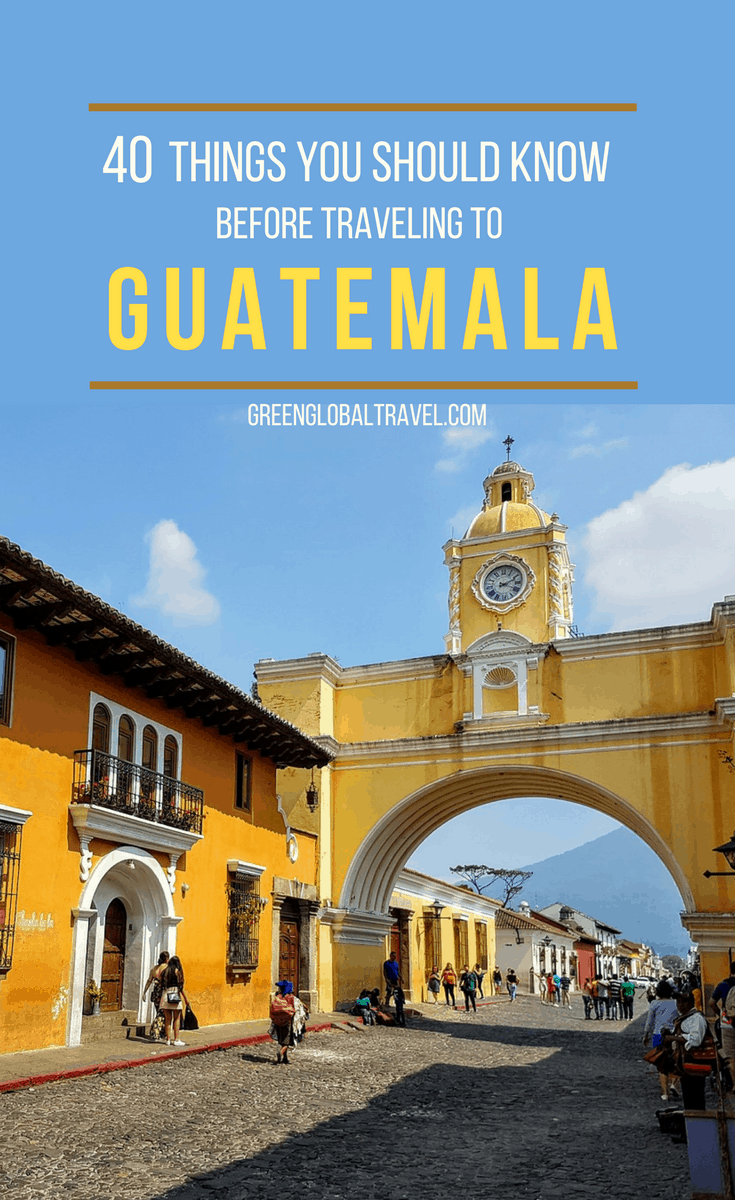 Check out our guide with 40 Things You Should Know Before Traveling to Guatemala including: Places to see in Guatemala, Things to do in Guatemala, Safety and Transport in Guatemala, Things to Eat (and Drink) in Guatemala, Culture and History in Guatemala & more! via @greenglobaltrvl