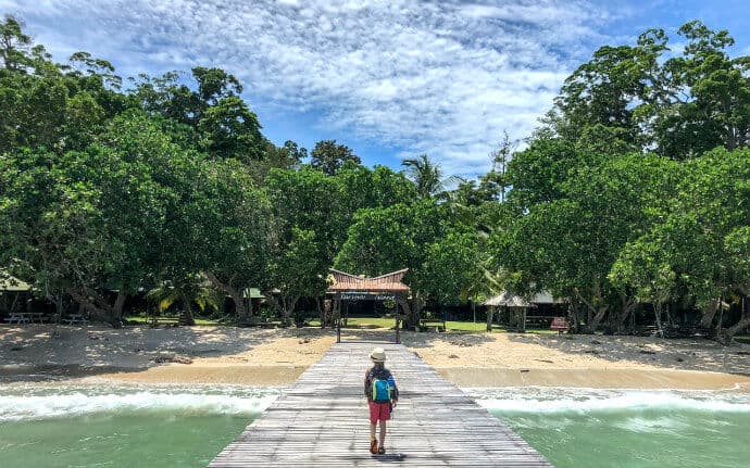 Islands around Malaysia -Pulau Tiga aka Survivor Island 