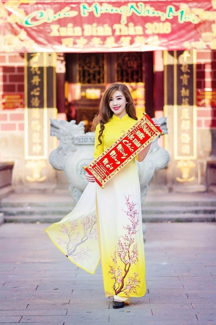 Traditional New Years Clothing around the world - Vietnamese ao dai