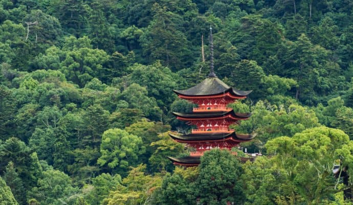 Japan Photos: Miyajima 5-story pagoda