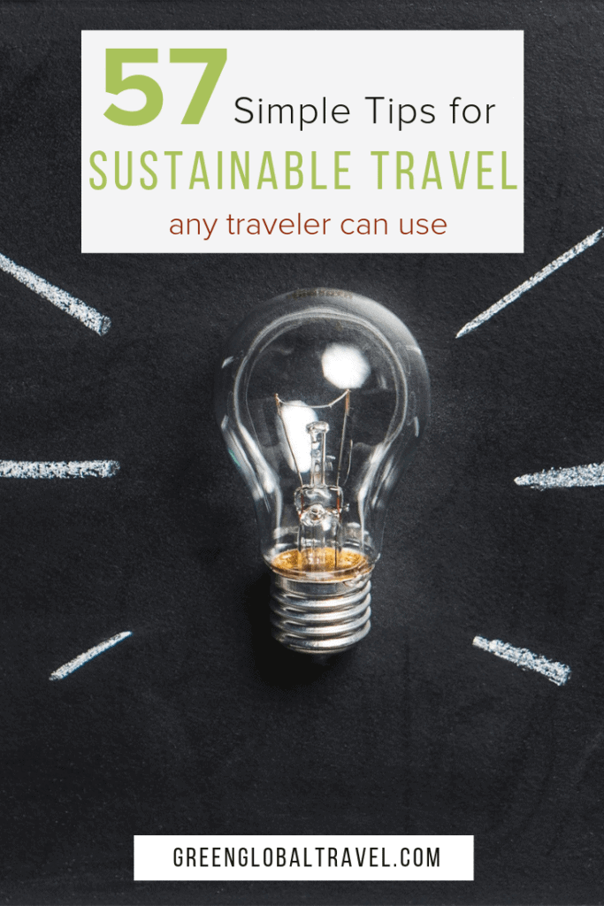 sustainable travel ideas