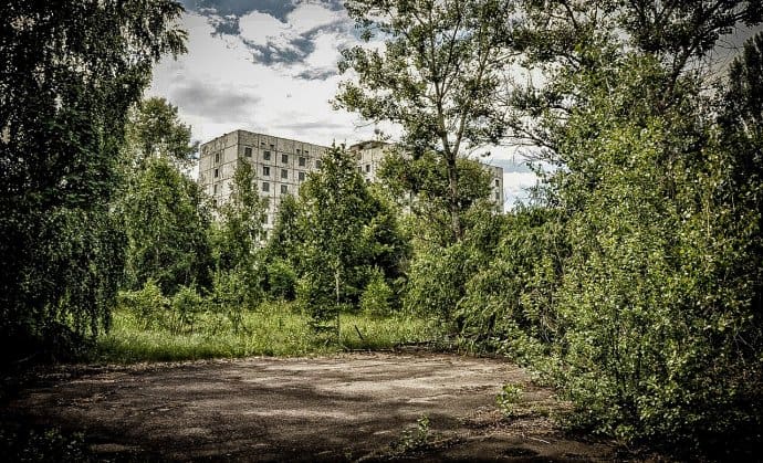 Chernobyl Today- Building in Pripyat