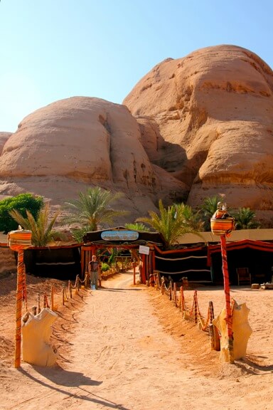 Captain's Desert Camp in Wadi Rum, Jordan