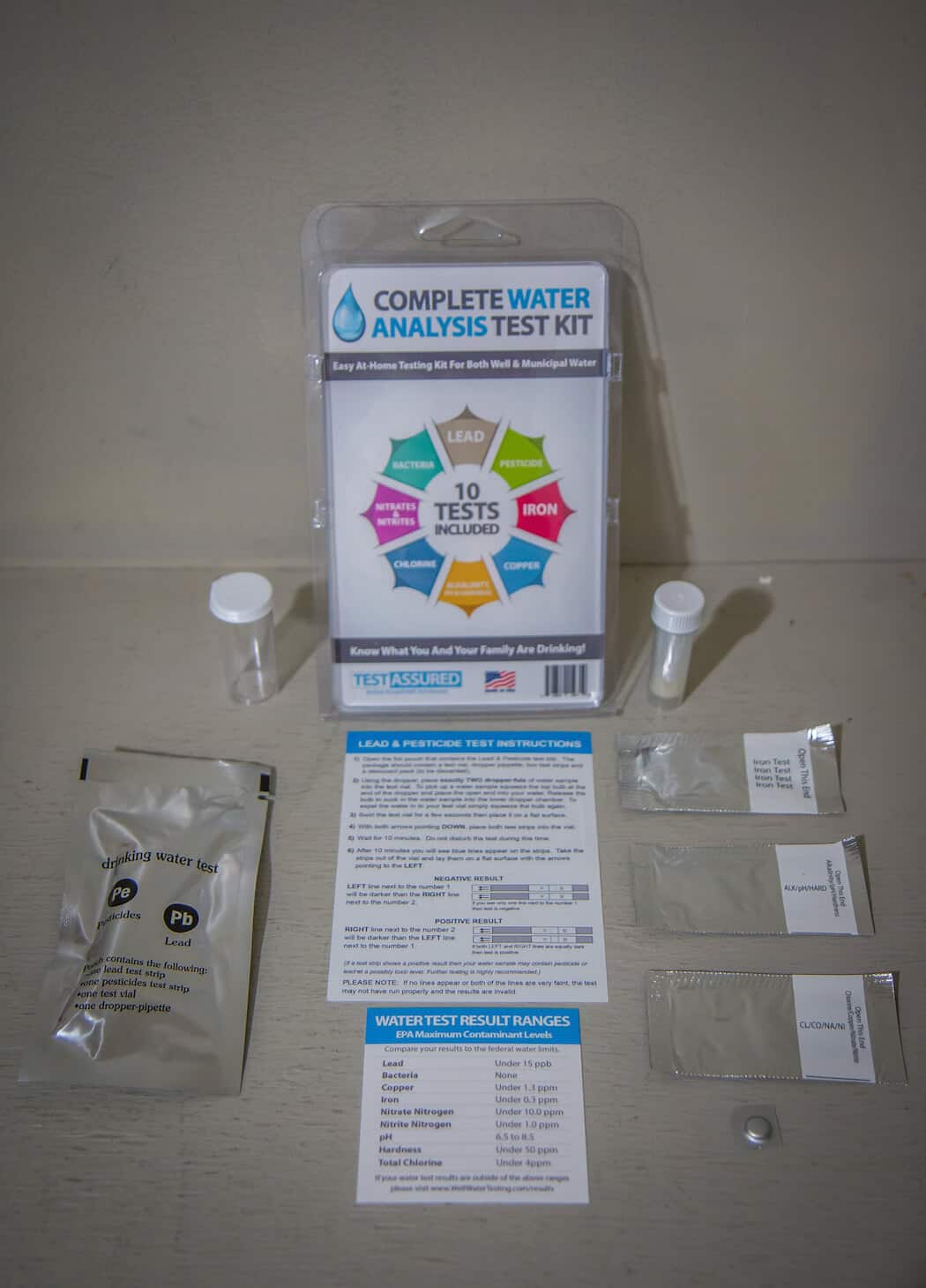 TestAssured Drinking Water Test Kit