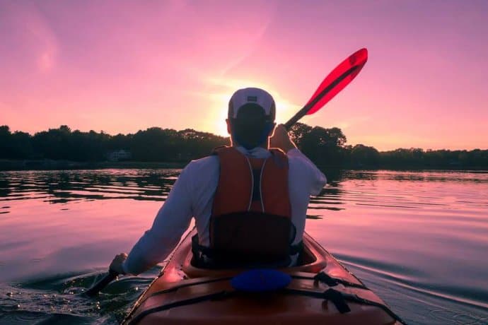 Things to Do in Asheville: Kayaking French Broad River
