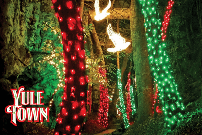 Christmas Lights in North Georgia -Rock City Enchanted Garden