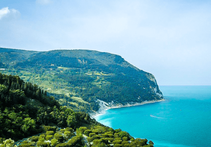 Mount Conero in Le Marche, Italy