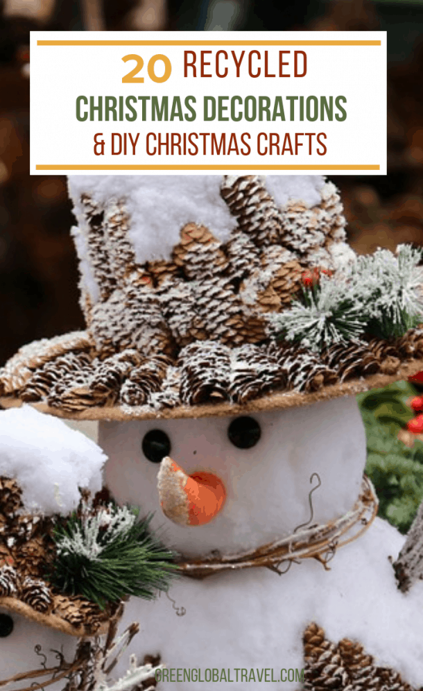 20 Recycled Christmas Decorations & DIY Christmas Crafts to Make