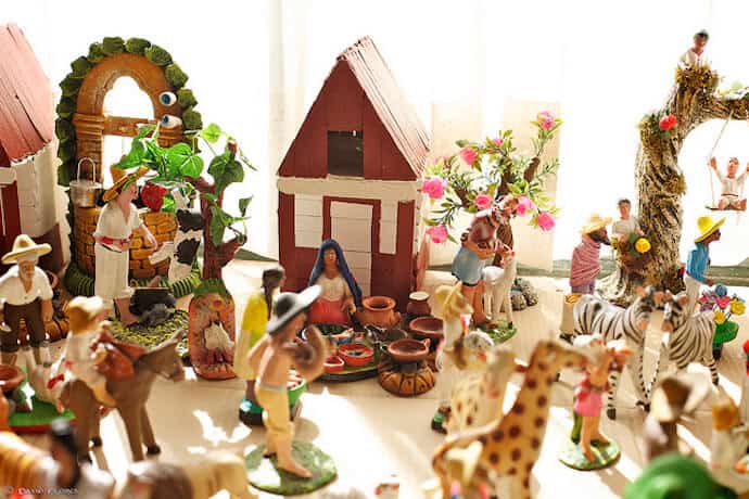 Christmas Arts Crafts Recycled - Nativity Scene