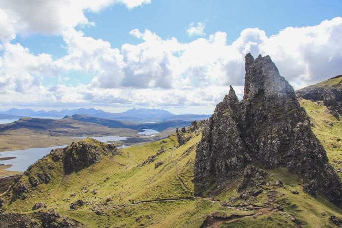 Quiraing on Isle of Skye Scotland -over-popular holiday destinations