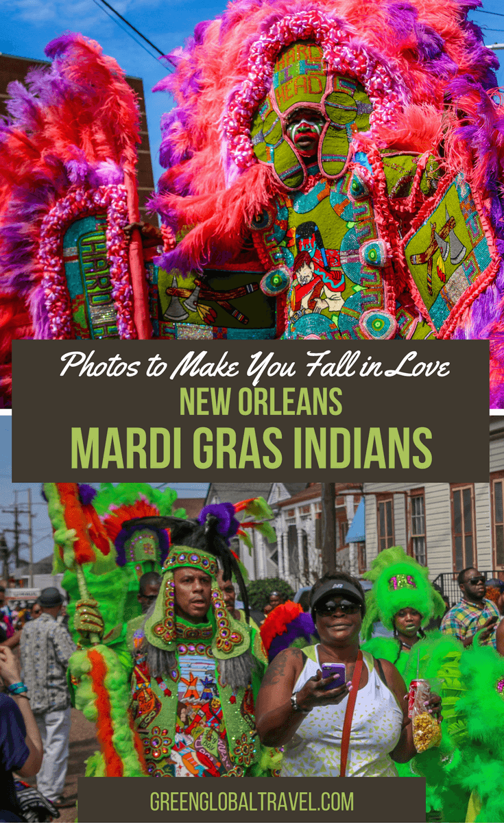 New Orleans' Mardi Gras Indians have long been the subject of mythology and mystique. Many historians trace the genesis of the tradition to the days of French and Spanish rule, when slaves would gather at Congo Square in New Orleans’ Tremé neighborhood to play traditional African folk music, dance and sing to celebrate their heritage. Here we look at the little known history of the Mardi Gras Indians, with photos taken on Super Sunday. via @greenglobaltrvl