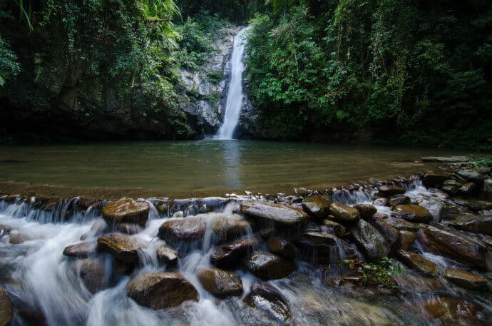 Pamuayan Falls in San Vicente Philippines