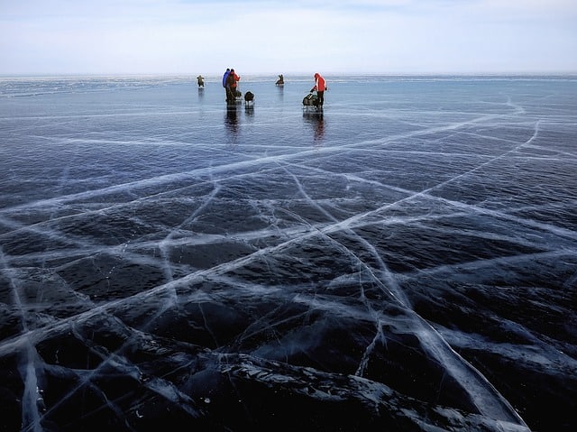 Largest freshwater lake - Lake Baikal, Russia