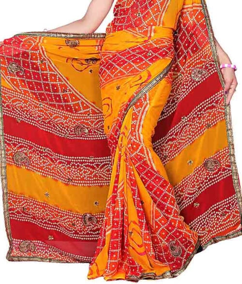 Tie Dye Northern Indian Culture -Bandhej