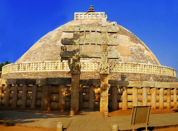 Central Indian Culture -Sanchi Stupa in Madhya Pradesh