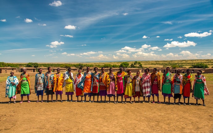 Maasai Women at Entasikira Cultural Village, Kenya