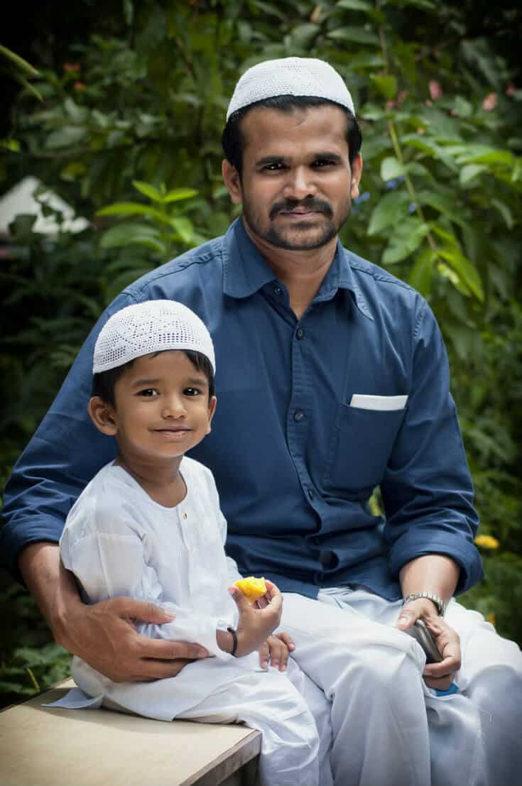 Muslim Father and Son 