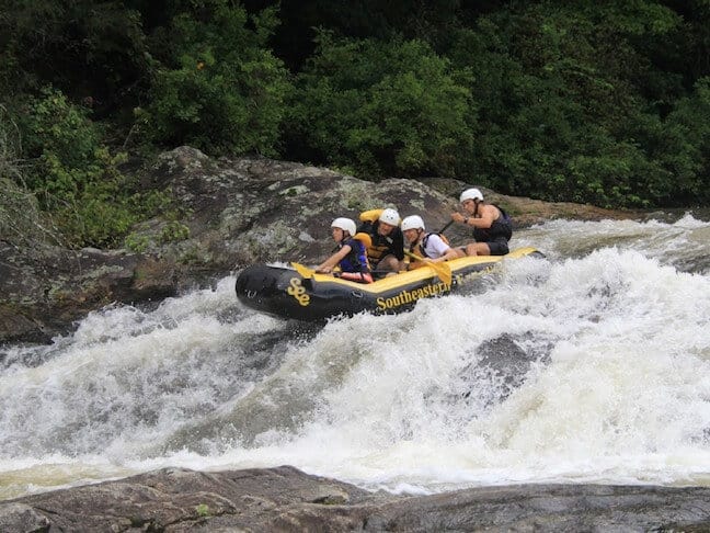 Whitewater Rafting on the Chattooga River - best weekend trips from atlanta