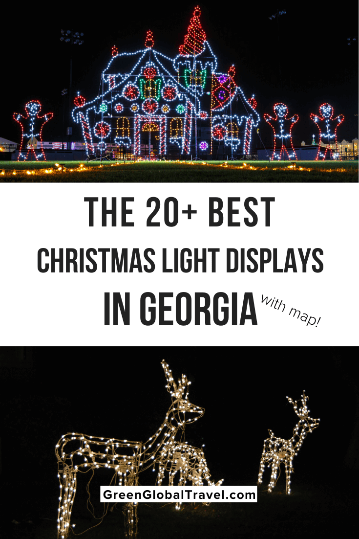 20 Best Christmas Light Displays in Georgia for 2019 (with Map!)