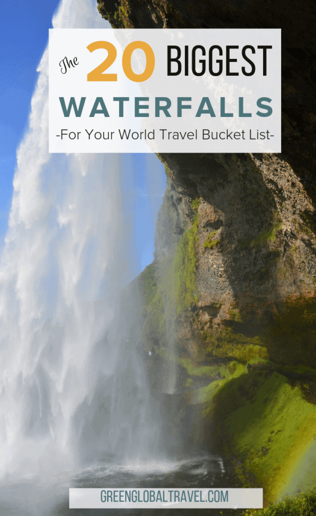The 20 Biggest Waterfalls in the World (By Continent), including the highest waterfalls, largest waterfalls by volume, and biggest drops, via @GreenGlobalTrvl. #BeautifulWaterfallsPhotography #Waterfalls #WaterfallsAroundTheWorld #BiggestWaterfalls #BeautifulWaterfalls