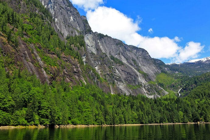 Highest Waterfall on mainland North America -James Bruce Falls