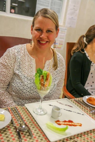 Mary at Hacienda Tres Rios' Chef's Table Tasting