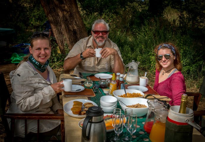 Bush Breakfast at Elsa's Kopje