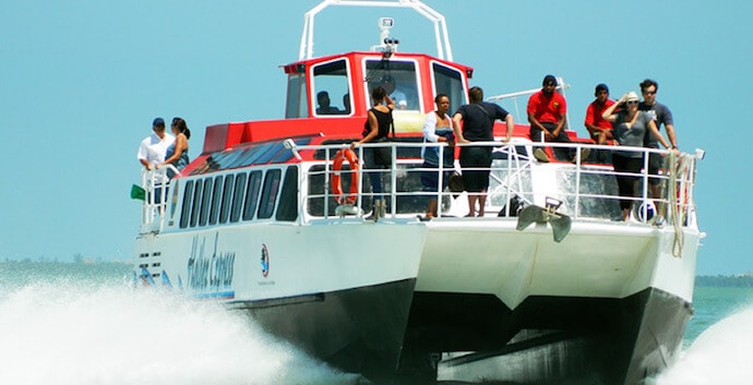 Taking the Holbox Ferry to Isla Holbox