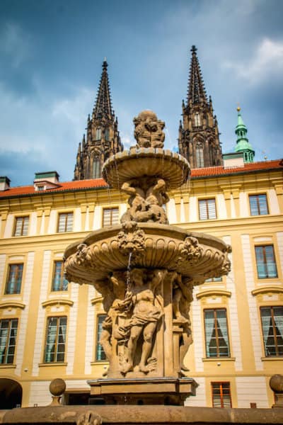 Kohl's Fountain at Prague Castle_