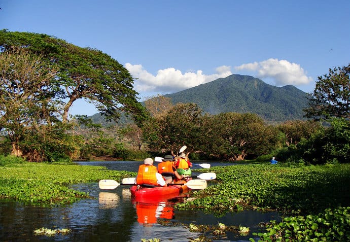 Kayaking around Isla de Ometepe, Nicaragua