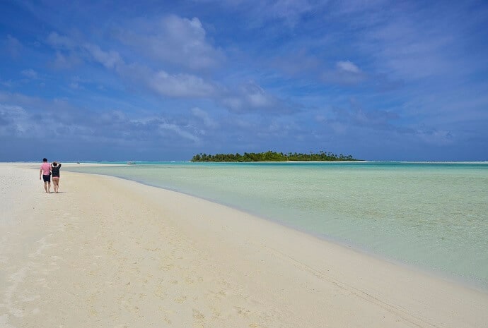 Aitutaki Cook Islands in the Polynesian Islands