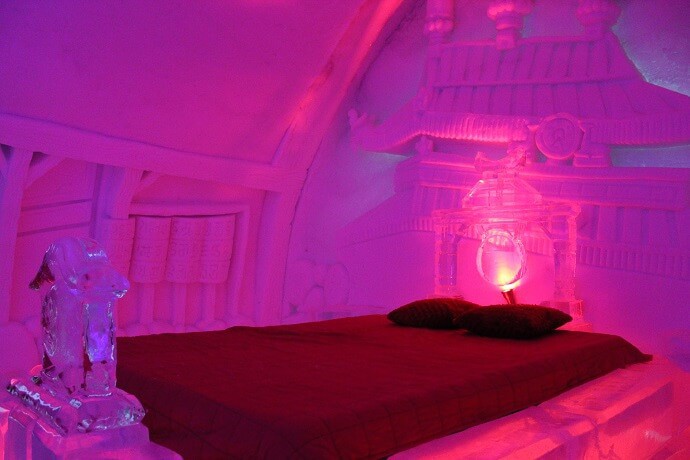 Cool Hotels -Ice Hotel Tibet Suite