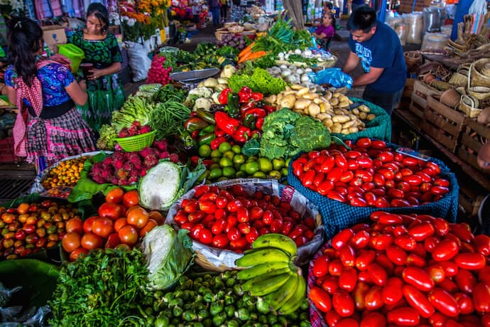 Antigua Street Market in Antigua Guatemala