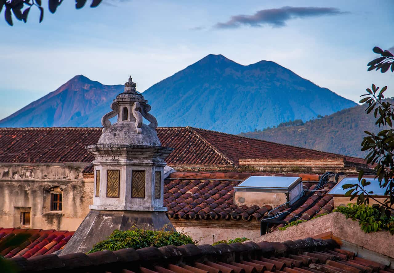 Sunrise in Antigua Guatemala