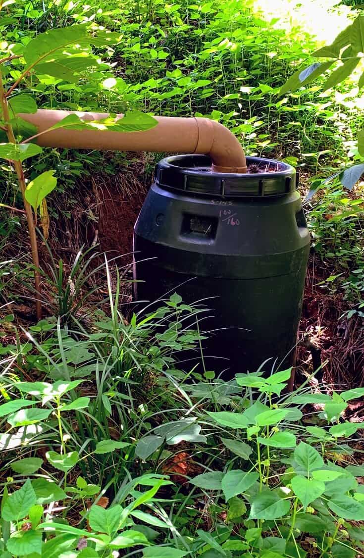 Rainwater Harvesting System from drain pipe