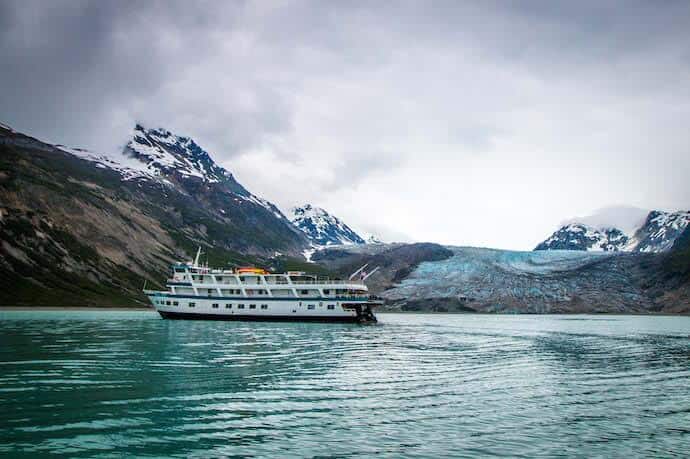 Alaska Inside Passage Cruise: The Admiralty Dream at Reid Glacier in Glacier Bay National Park