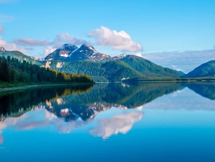 Geikie Inlet in Glacier National Park, Alaska