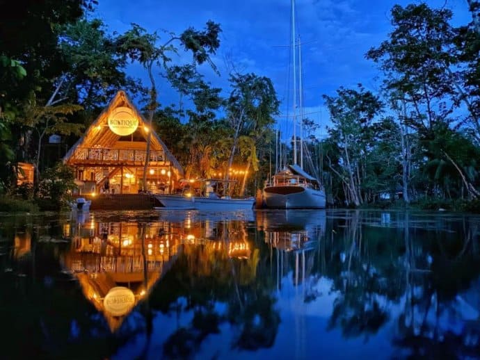 Boatique Hotel and Marina in Fronteras, Guatemala