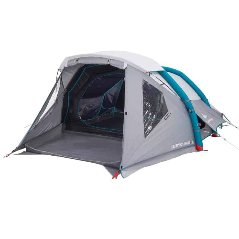 Decathlon inflatable 4 person family tent