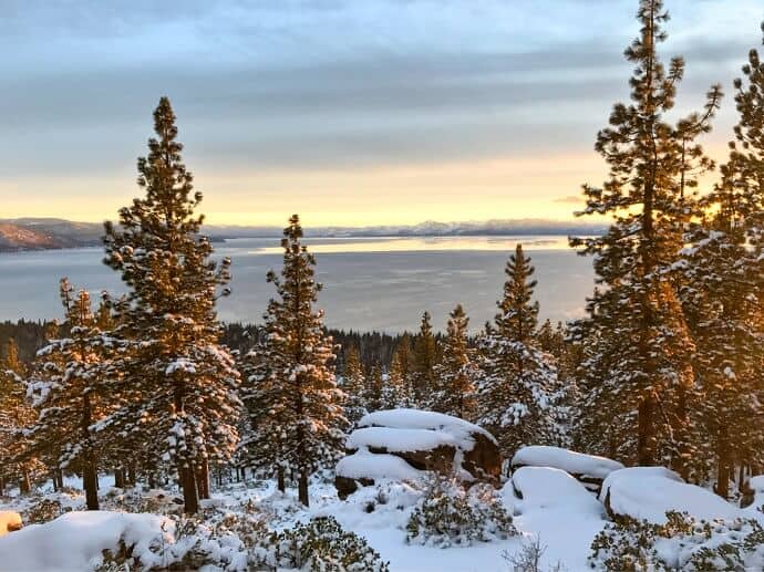 Christmas in Lake Tahoe - Best Places to Spend Christmas in the USA